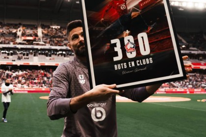 斗球体育直播在线观看-吉鲁俱乐部生涯进球达300个|奥利弗·吉鲁|法甲|奥利维尔·吉鲁|世界杯_新浪体育_新浪新闻